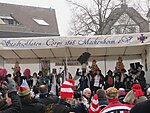 14. Jeckentreff auf dem Merler Dorfplatz