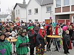 14. Jeckentreff auf dem Merler Dorfplatz