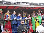 14. Jeckentreff auf dem Merler Dorfplatz