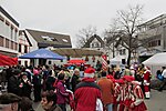 15. Jeckentreff auf dem Merler Dorfplatz