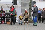 15. Jeckentreff auf dem Merler Dorfplatz