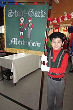 Neue Fahne für die Kindergruppe der Stadt-Garde