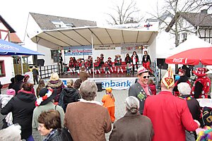 Tolle Stimmung auf dem Merler Dorfplatz
