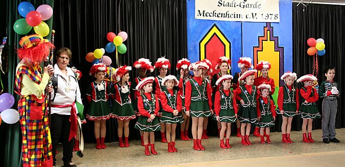 Kinderkarneval der Stadt-Garde in Merl