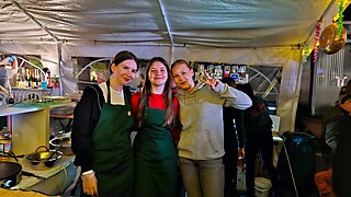 Cocktails und Crepes von der Stadt-Garde