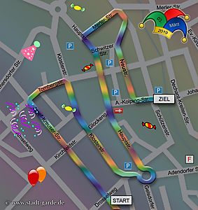 Zugweg:Meckenheimer Karnevalszug