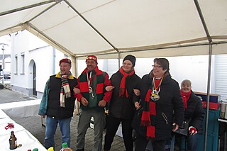 Super Stimmung auf dem Merler Dorfplatz