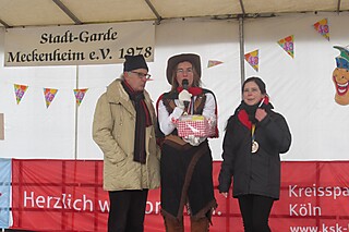 Super Stimmung auf dem Merler Dorfplatz