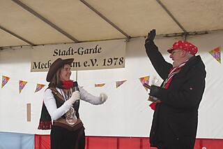 Super Stimmung auf dem Merler Dorfplatz