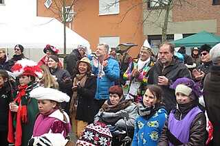 Super Stimmung auf dem Merler Dorfplatz