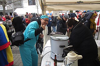 Super Stimmung auf dem Merler Dorfplatz