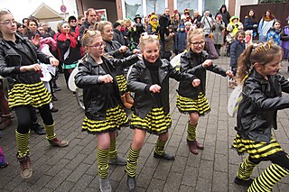 Super Stimmung auf dem Merler Dorfplatz