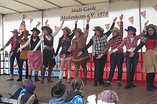 Super Stimmung auf dem Merler Dorfplatz