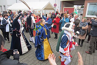 Super Stimmung auf dem Merler Dorfplatz