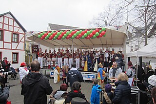 Super Stimmung auf dem Merler Dorfplatz