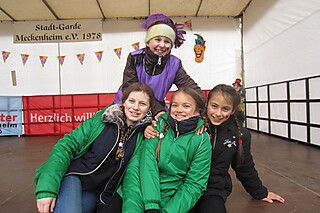 Super Stimmung auf dem Merler Dorfplatz