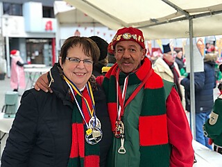 Super Stimmung auf dem Merler Dorfplatz