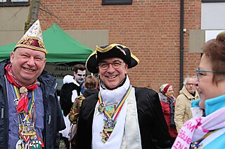 Super Stimmung auf dem Merler Dorfplatz