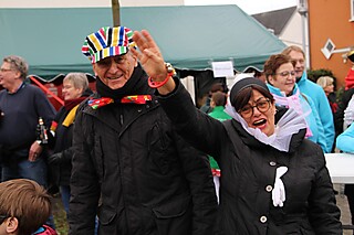 Super Stimmung auf dem Merler Dorfplatz