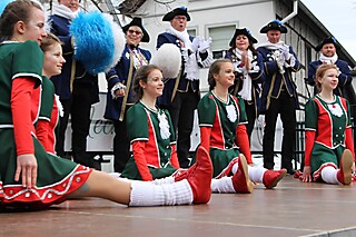 Super Stimmung auf dem Merler Dorfplatz