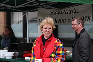 Super Stimmung auf dem Merler Dorfplatz
