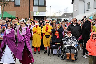 Super Stimmung auf dem Merler Dorfplatz