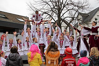 Super Stimmung auf dem Merler Dorfplatz