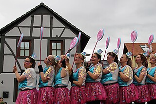 Super Stimmung auf dem Merler Dorfplatz
