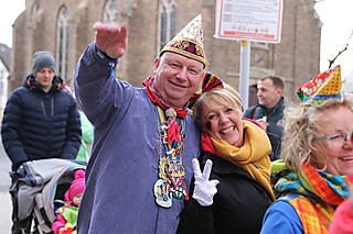 Super Stimmung auf dem Merler Dorfplatz