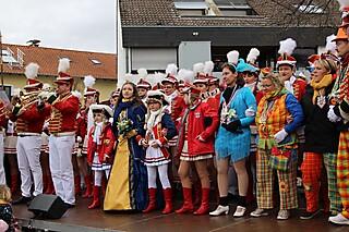 Super Stimmung auf dem Merler Dorfplatz