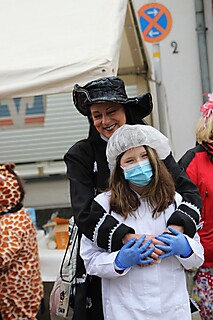 Super Stimmung auf dem Merler Dorfplatz