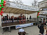 Super Stimmung auf dem Merler Dorfplatz