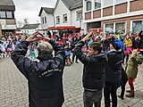 Super Stimmung auf dem Merler Dorfplatz
