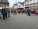 Super Stimmung auf dem Merler Dorfplatz