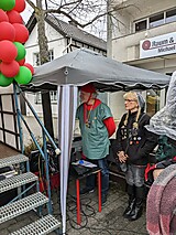 Super Stimmung auf dem Merler Dorfplatz
