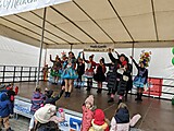 Super Stimmung auf dem Merler Dorfplatz