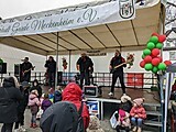 Super Stimmung auf dem Merler Dorfplatz