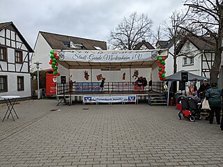Super Stimmung auf dem Merler Dorfplatz