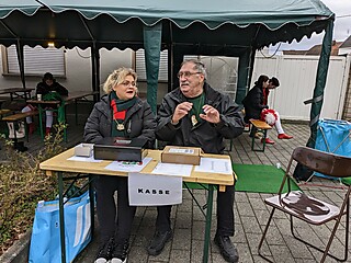 Super Stimmung auf dem Merler Dorfplatz