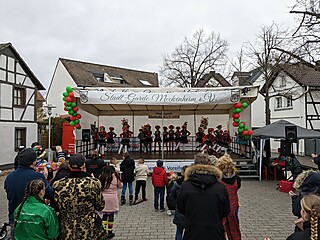 Super Stimmung auf dem Merler Dorfplatz