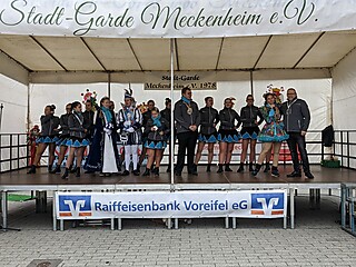 Super Stimmung auf dem Merler Dorfplatz