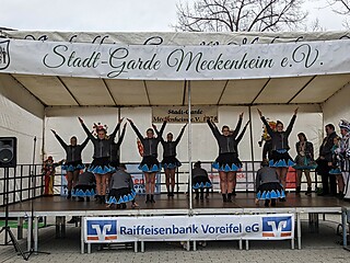 Super Stimmung auf dem Merler Dorfplatz