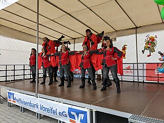 Super Stimmung auf dem Merler Dorfplatz