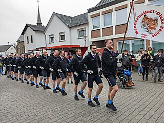 Super Stimmung auf dem Merler Dorfplatz