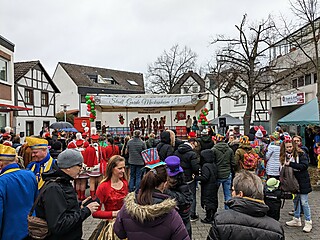 Super Stimmung auf dem Merler Dorfplatz