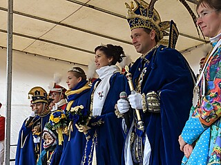 Super Stimmung auf dem Merler Dorfplatz