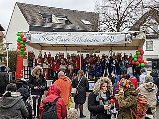 Super Stimmung auf dem Merler Dorfplatz