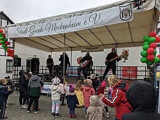 Super Stimmung auf dem Merler Dorfplatz