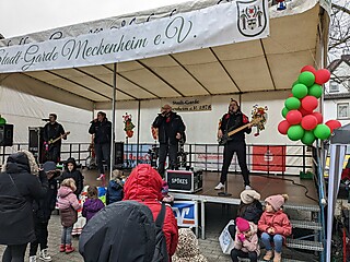 Super Stimmung auf dem Merler Dorfplatz