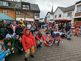 Super Stimmung auf dem Merler Dorfplatz